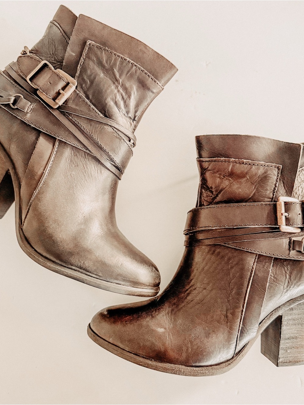 Steve Madden Nadal Black Leather Booties. Size 8.5